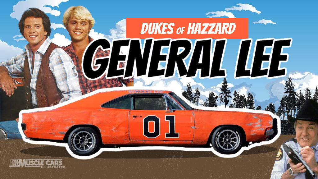 Dukes of Hazzard Car The General Lee Charger Graphic