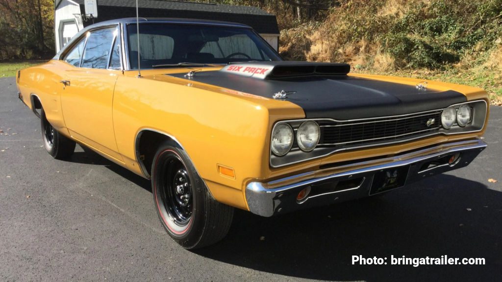 Photo of a Butterscotch 1969 ½ Dodge Super Bee A12 American Muscle Car