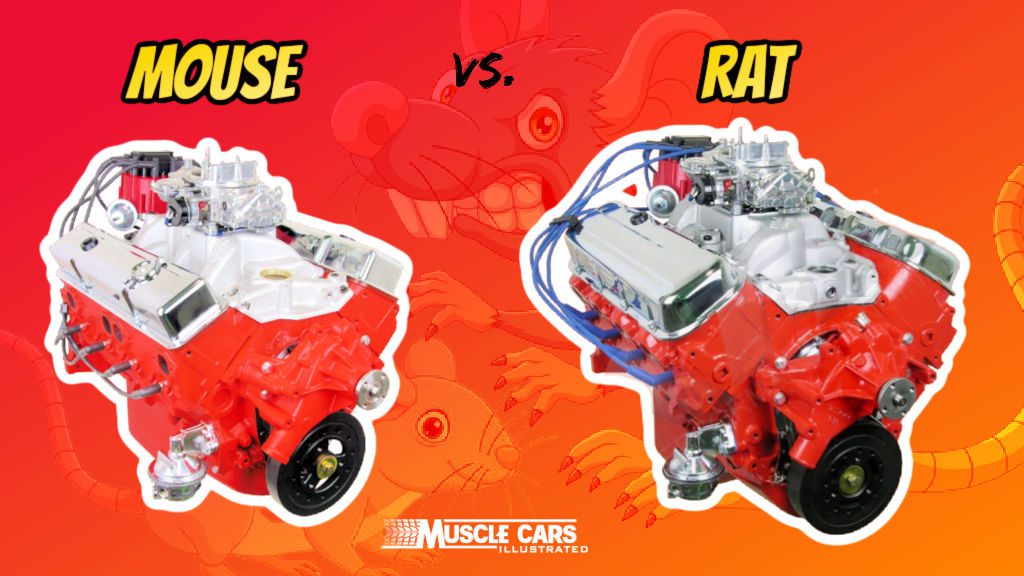 Big Block "Rat" vs. Small Block "Mouse" Graphic