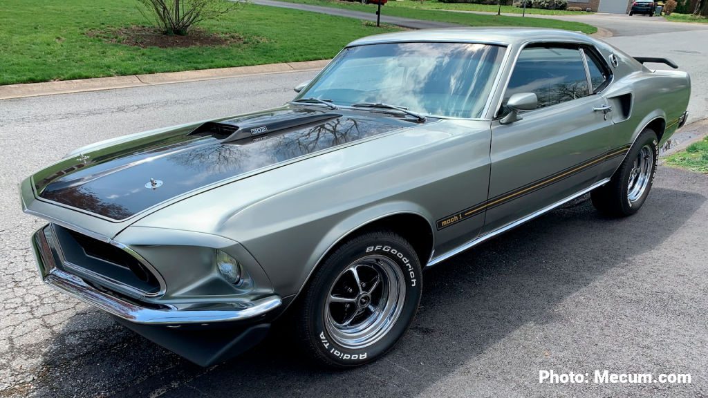 Photo of John Wick's 1969 Mustang Mach 1