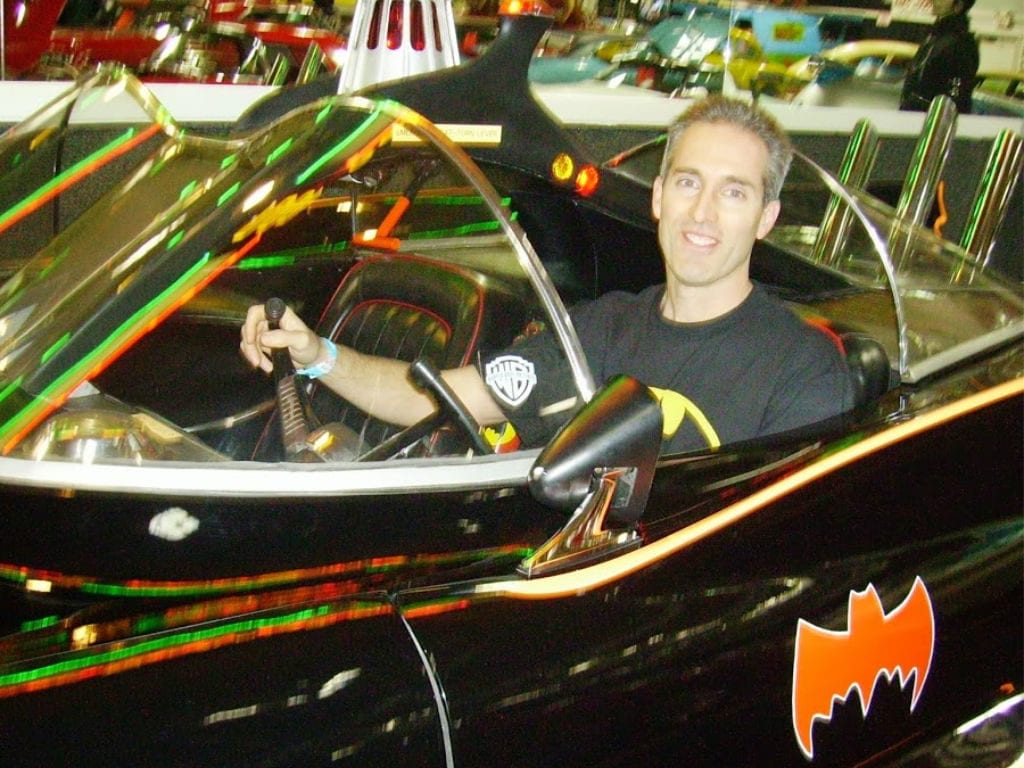 Lou Costabile in Batmobile