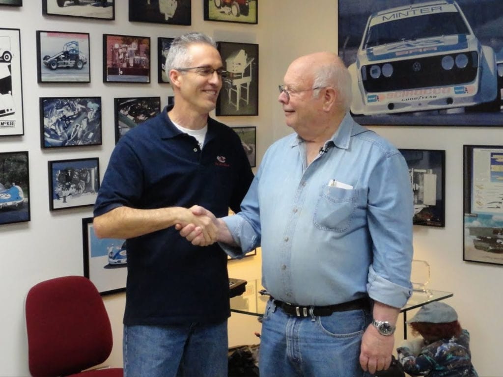 Photo of Lou Costabile Interviewing