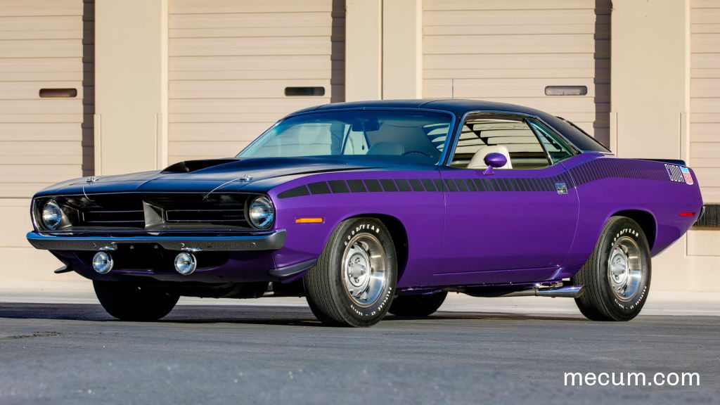 Photo of a In Violet 1969 Plymouth AAR Cuda 340+6